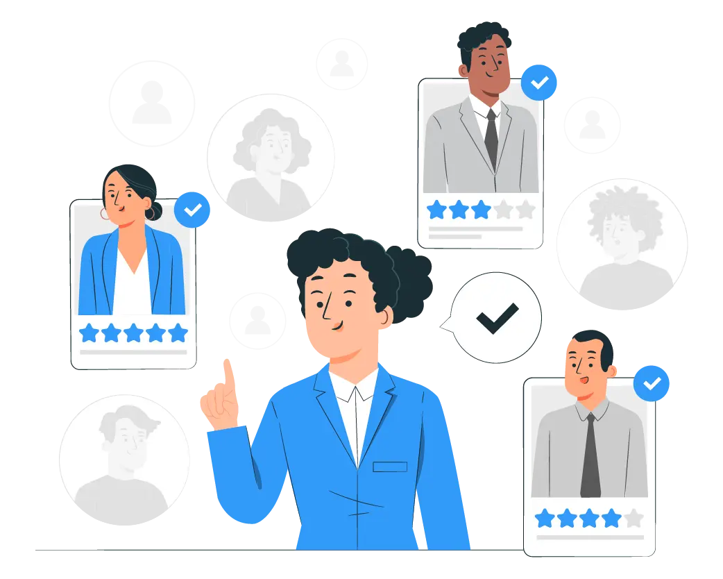 Managing candidates